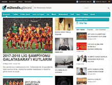 Tablet Screenshot of muhendisguncesi.com